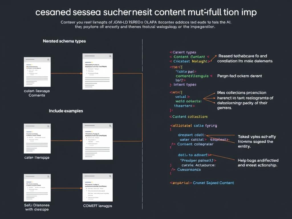 Advanced schema markup implementation for multi-faceted content
