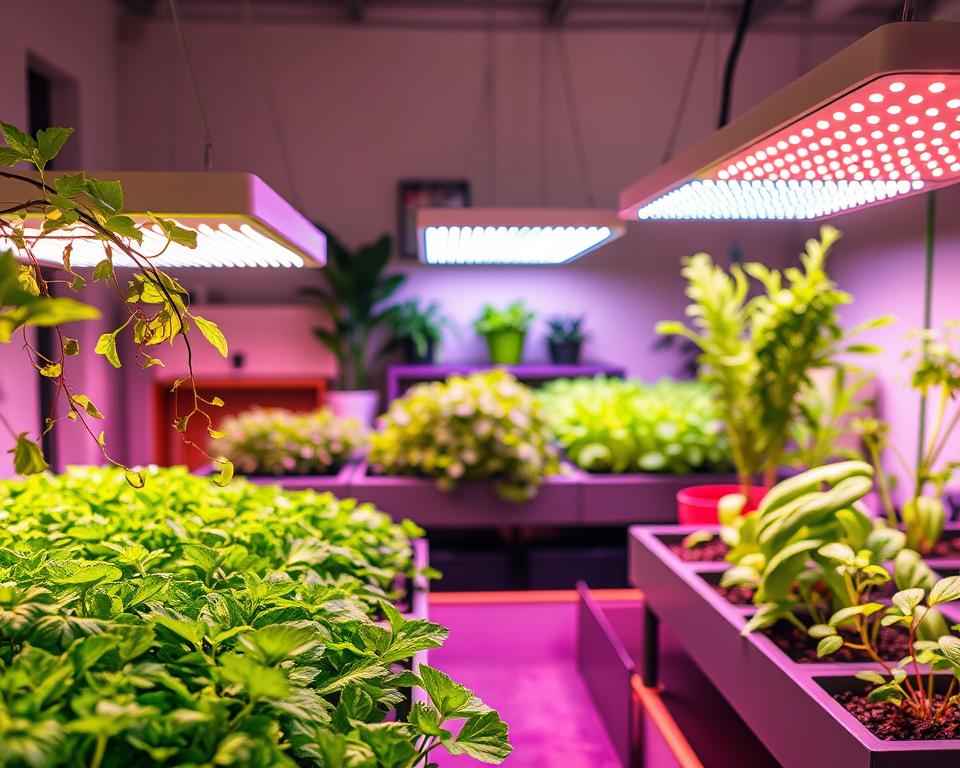 LED grow light garden
