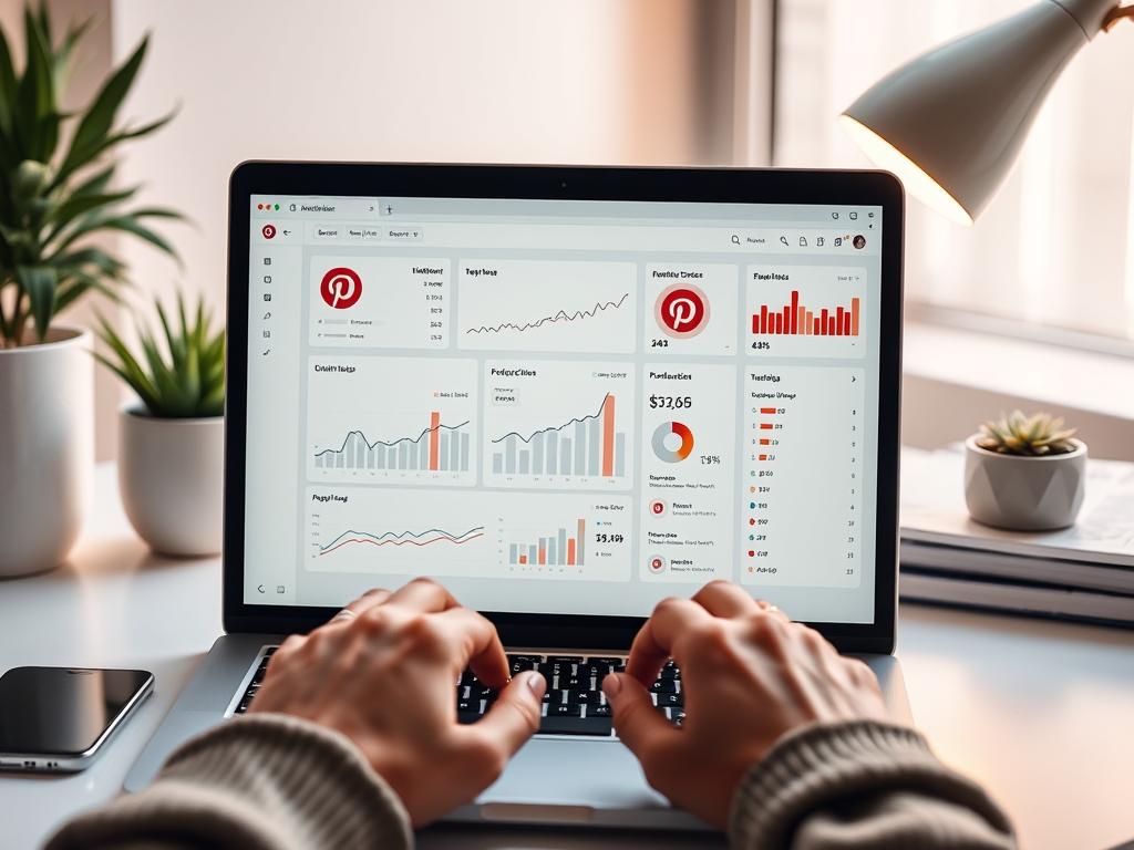 Pinterest analytics dashboard