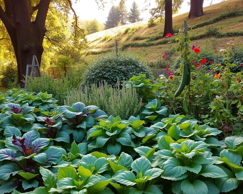 companion planting in shade