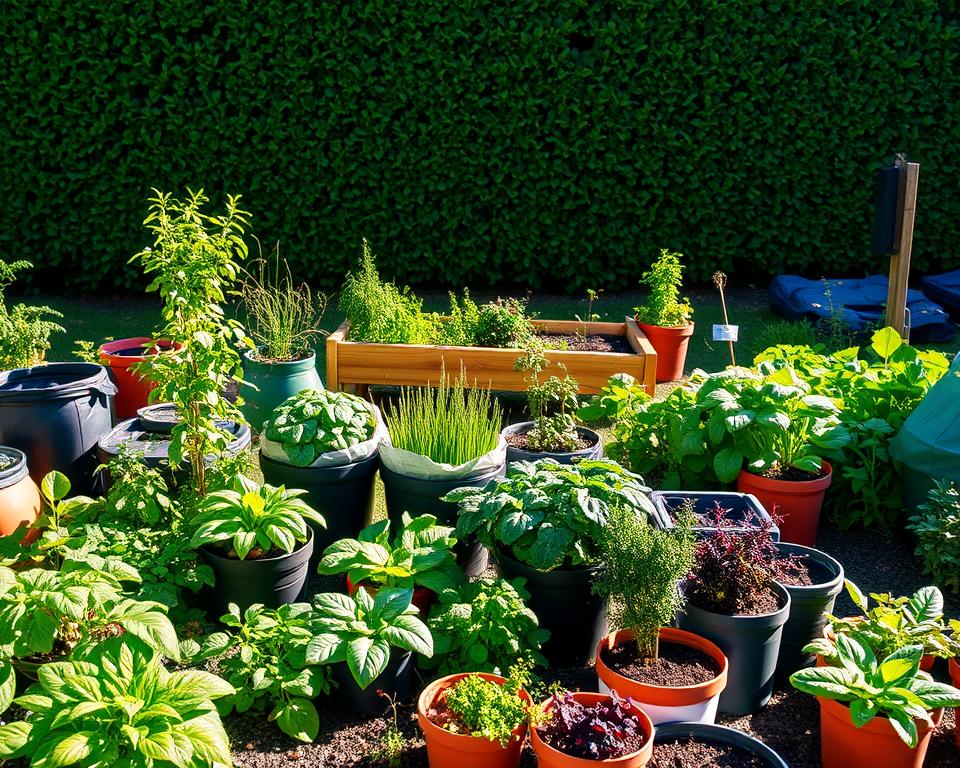 container vegetable garden