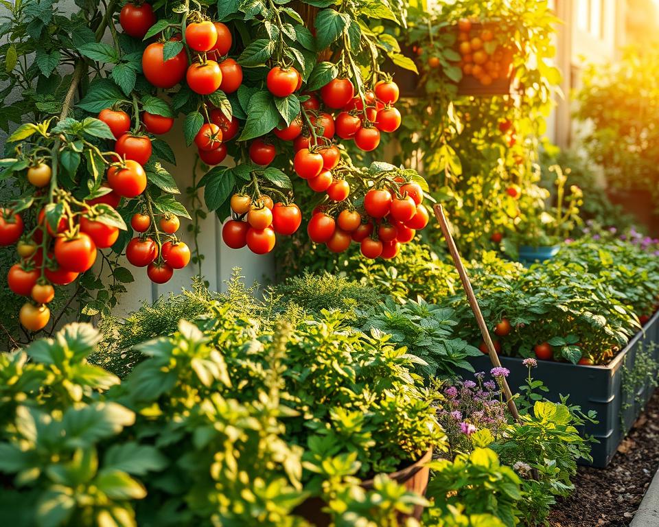 high yield crops small space