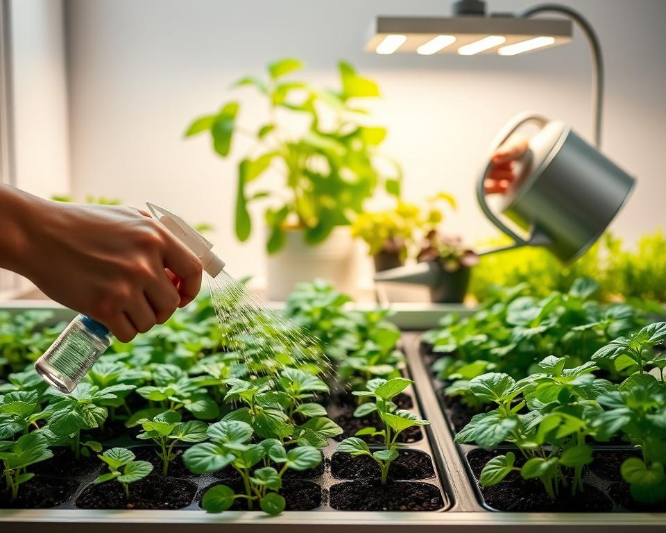indoor gardening watering techniques